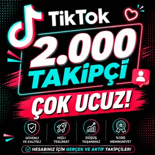  Tiktok 2000 takipçi